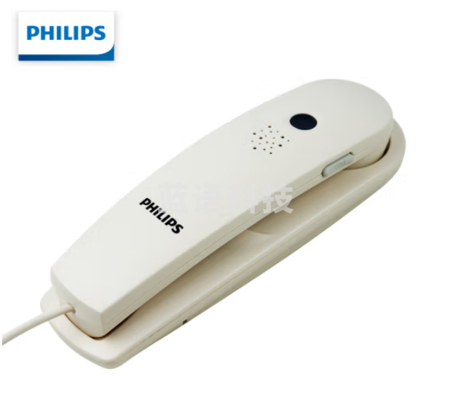飞利浦（PHILIPS）TD2801 电话机座机 壁挂式电话机 白色