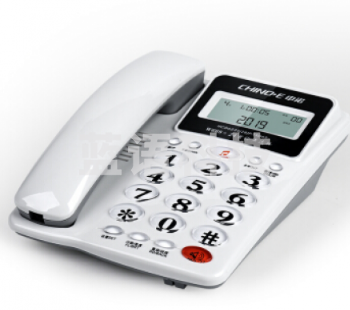 中诺 W668 电话机座机 固定电话 免电池即插即用 双接口 白