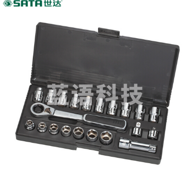 世达(SATA)21件20MM系列穿透式套筒组套货号09134