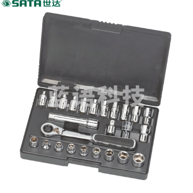 世达(SATA)25件13MM系列穿透式套筒组套货号货号09131