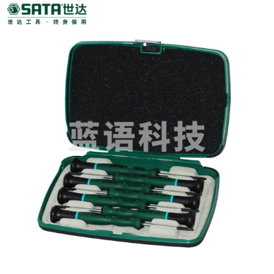 世达(SATA)7件花形微型螺丝批组套货号09315