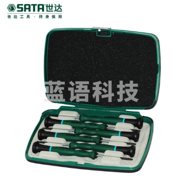 世达(SATA)6件花形微型螺丝批组套货号09313