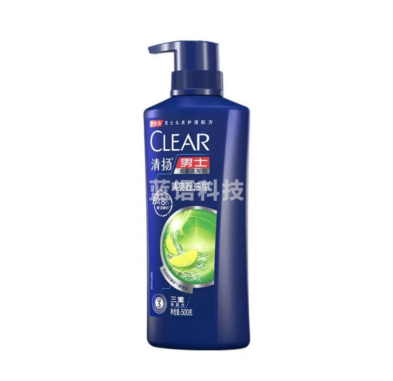 清扬(CLEAR)男士去屑洗发水清爽控油型500g青柠薄荷醇 洗头膏