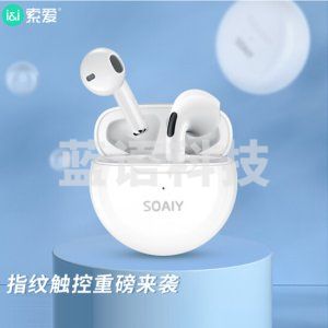 索爱 soaiy SR12 真无线蓝牙耳机 通话降噪 迷你入耳式