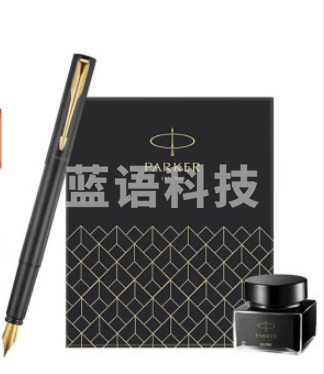 派克(PARKER)钢笔 签字笔 商务办公送礼 男女生日礼物 学生练字 威雅XL经典黑金夹墨水笔+深灰迷你墨水礼盒