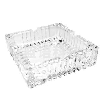 烟灰缸  方形玻璃 烟缸  烟灰缸 约15cm