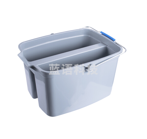 超宝B-041 双格桶物业保洁清洁小水桶拖把桶保洁工具收纳盒工具篮杂物桶