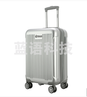 外交官 磨砂扩充层箱子登机箱行李箱男女旅行箱万向轮拉杆箱密码箱升级款TC-6013TM 24英寸 银色