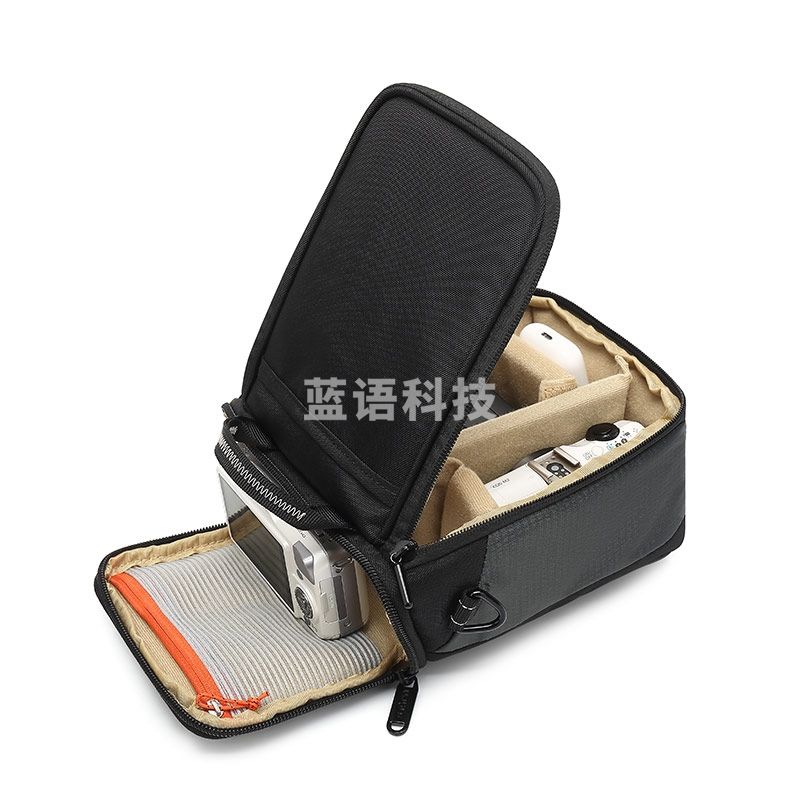 赛腾(statin)BD19C 竖版微单相机包轻巧双开门1-2镜长焦容量大易整理结构灵活X-T30等索尼佳能松下相机包