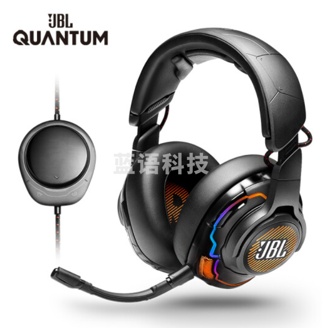 JBL 量子风暴QONE 头戴式降噪游戏耳机 主动降噪耳机音乐耳麦电竞耳机7.1声道 手机电脑吃鸡 旗舰黑色