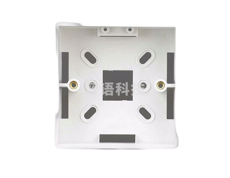 正泰 CHNT 开关插座86型明装盒 NEH1-201 塑料明盒明装底盒86型明盒