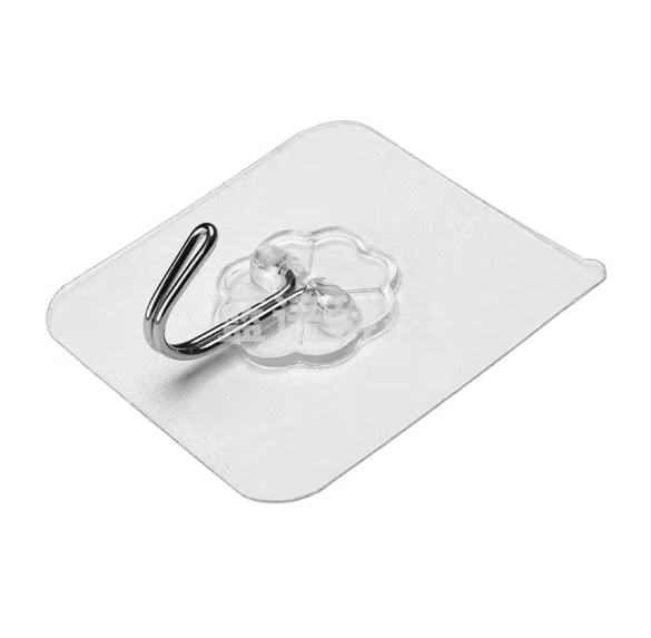 透明挂钩粘钩 单个  货号：YC