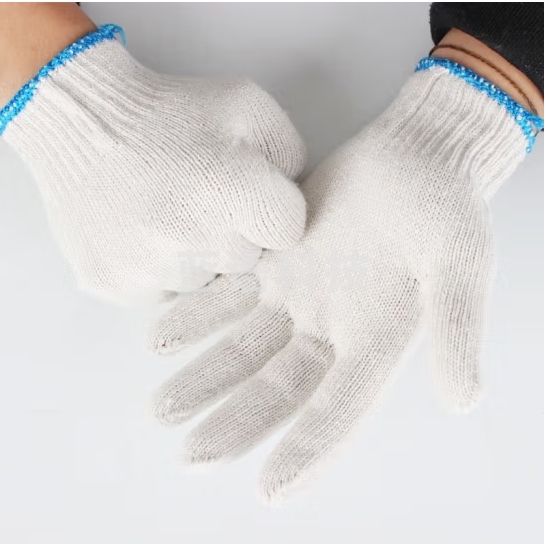线手套 细纱加密棉纱手套白色线手套