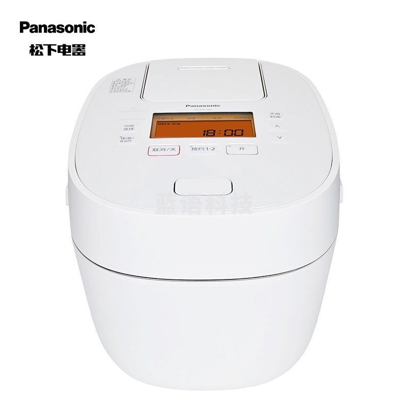 松下(Panasonic)5.1L松下IH电压力饭煲 5段IH立体加热 智能米量判定 24小时双预约 SR-PAC180WSA