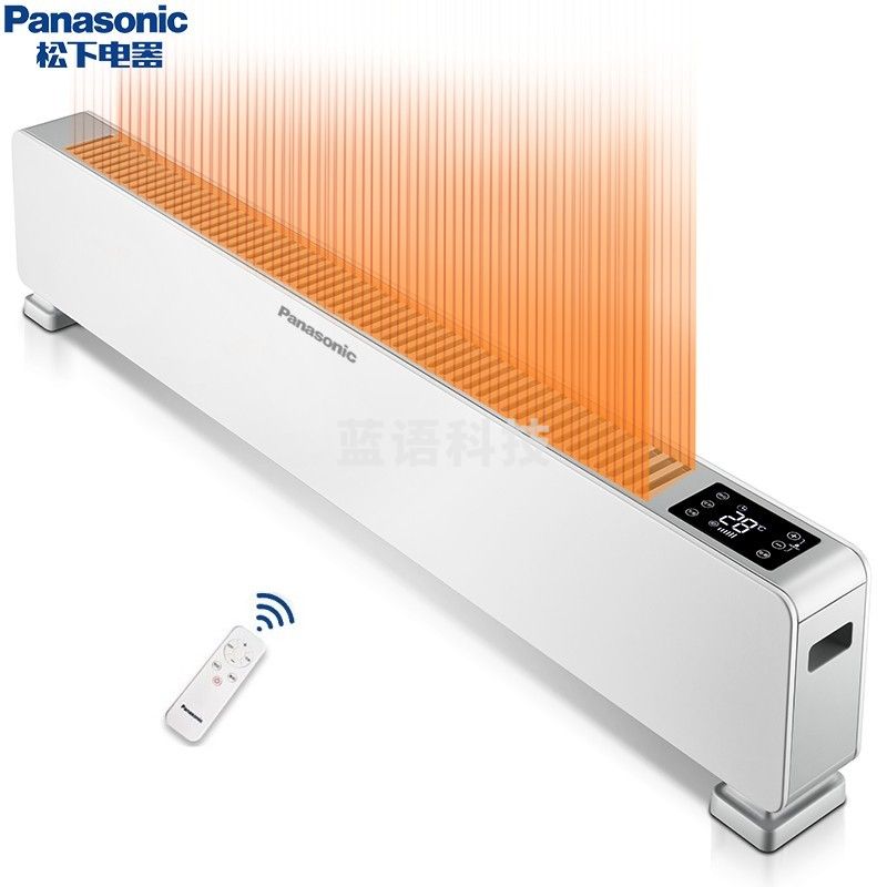 松下(Panasonic)取暖器 电暖器 电暖气 家用智能遥控速热移动地暖 恒温踢脚线DS-A2218CW