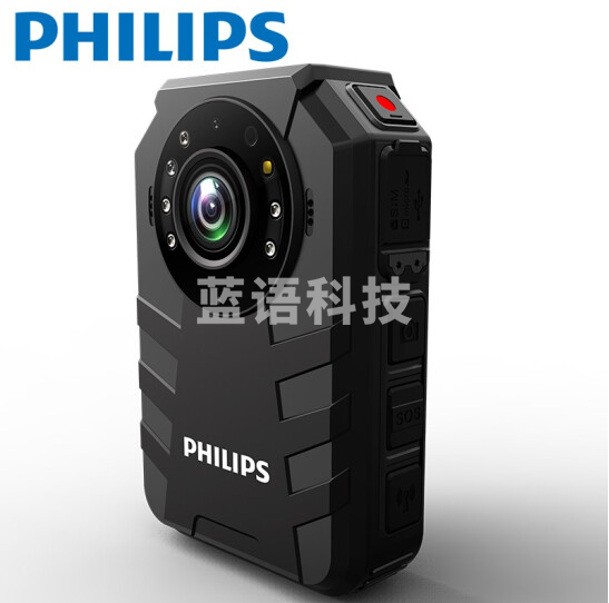 飞利浦 VTR8400(全网通4G) 执法记录仪 标配64G卡 执法取证 便携音视频