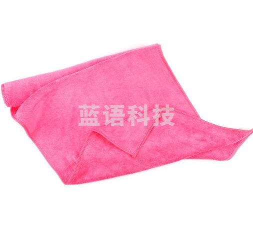 冰禹 BYyc-147 洗车清洁抹布 超细纤维吸水毛巾 35*75 粉色5条(大号)