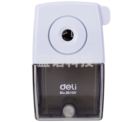 得力0610B办公削笔机颜色随机