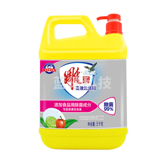 雕牌 除菌健康高效洗洁精5KG(单位：瓶)