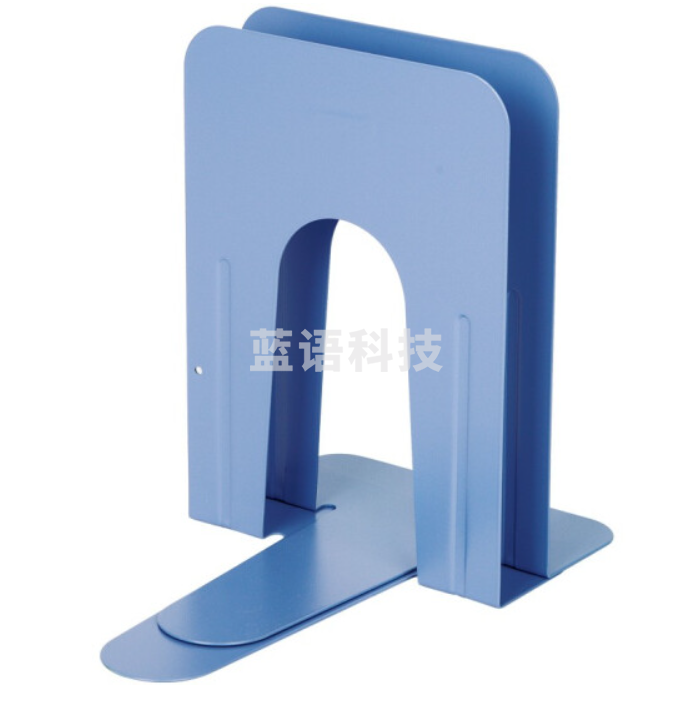 齐心A1100图书馆专用铁书立大号9寸(单位：套)蓝
