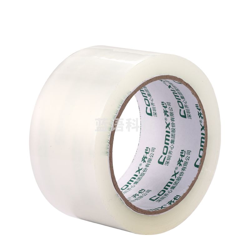 齐心 JT5508-6 超透封箱胶带 卷 55mm*80y