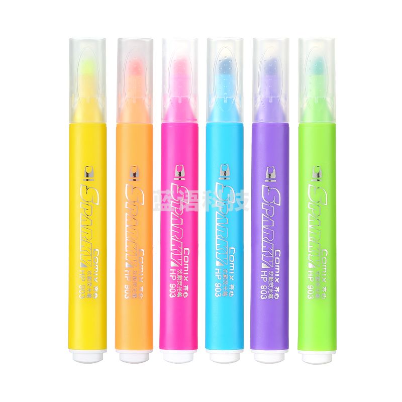 齐心 K9036 欢颜荧光笔(6只装)
