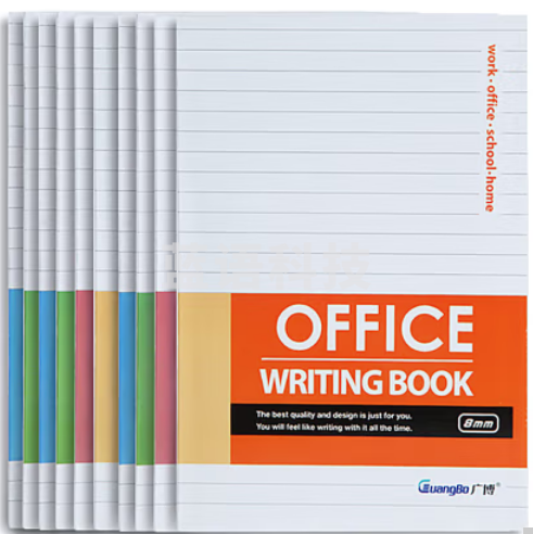 广博(GuangBo)32k办公记事本子学生日记本软抄本笔记本子 26张10本装颜色混装GB25280