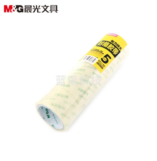晨光(M&G)AJD97332 60mm*40y 普透封箱胶带 5卷/筒(单位：筒)