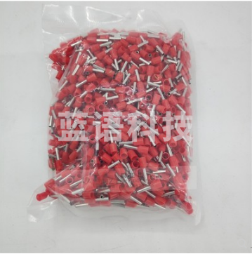 针型冷压接线端子 E4009红色