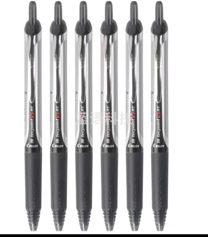 百乐(PILOT)BXRT-V5 0.5mm 可换替芯按动签字笔黑色 12支/盒(单位：盒)