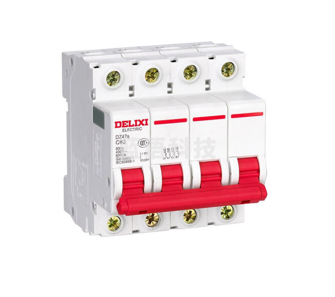 德力西电气空开 DZ47SLE系列4P 40A家用工业电闸开关空气开关