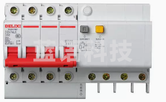 德力西空气开关4P 63A空开断路器DZ47sLE   带漏保漏电保护器