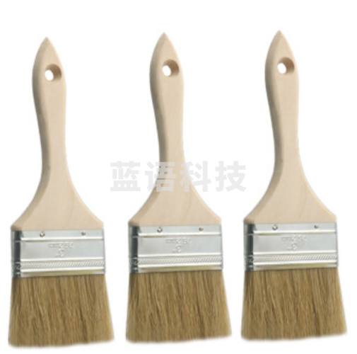 6寸 油漆刷木柄猪毛刷猪鬃刷文玩毛刷扫灰清洁毛刷