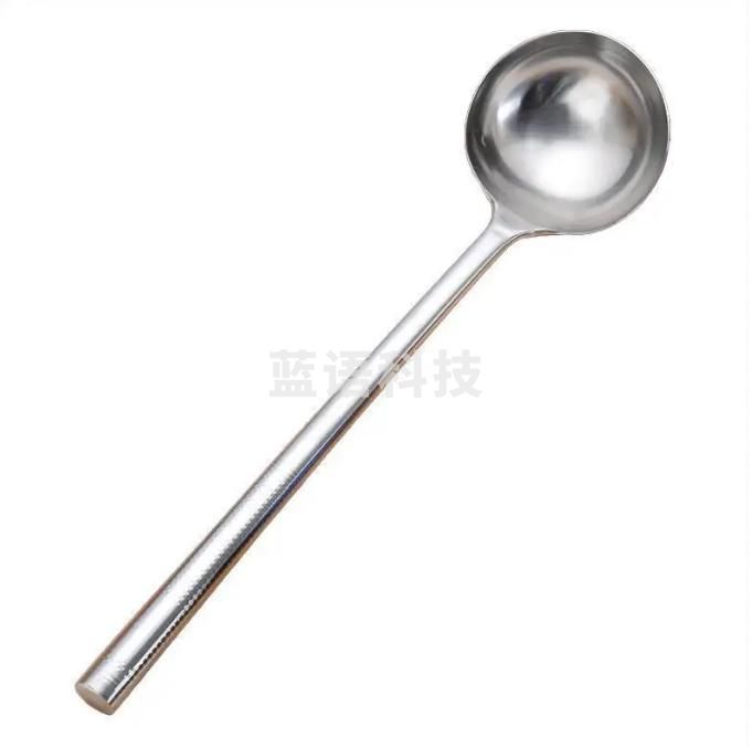 不锈钢炒勺 手勺 汤勺 分菜勺 加厚防烫厨师炒菜勺 8两