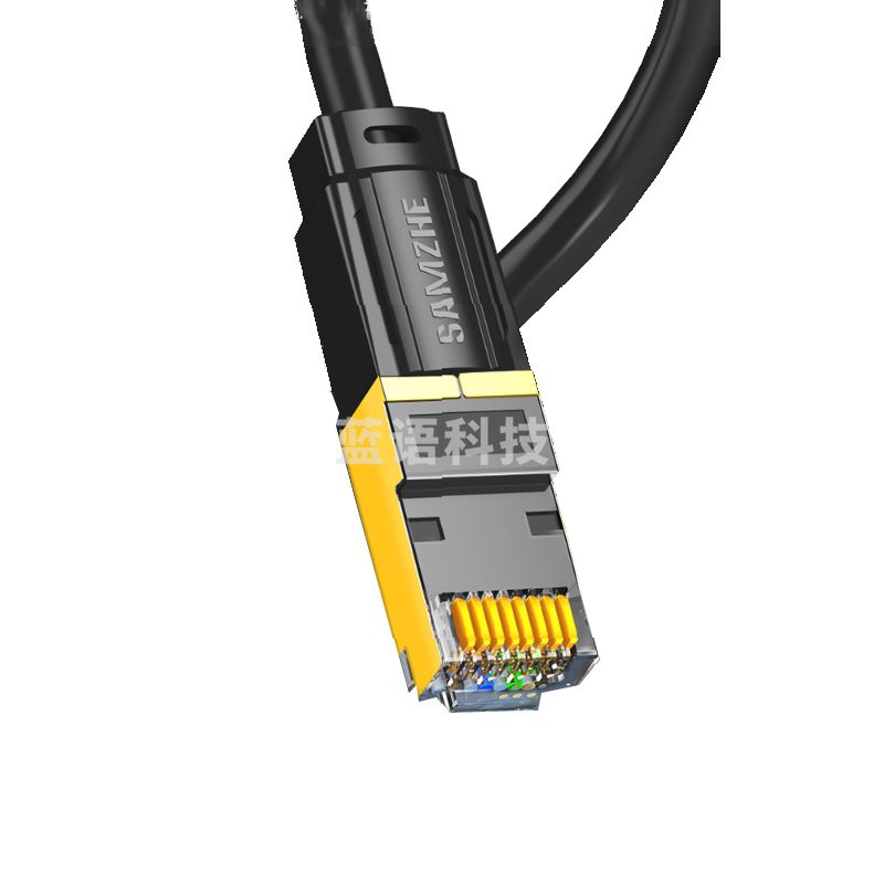 山泽(SAMZHE)八类网线 黑色1.5米 WX8015