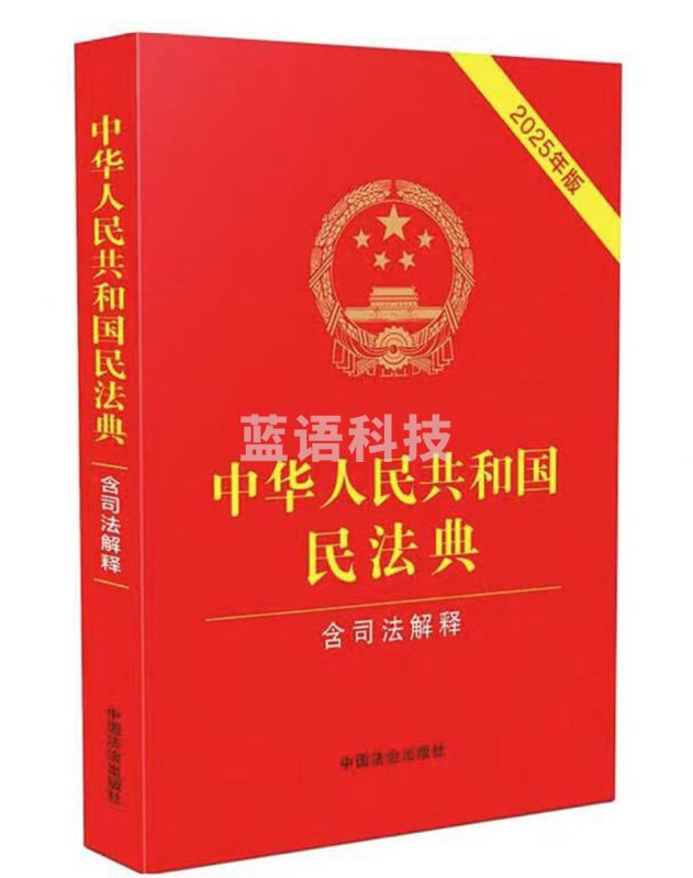 2025中华人民共和国民法典（含司法解释）