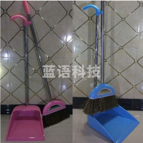 巨联 扫把簸箕  软毛魔术扫帚笤帚扫地魔法刮水器地刮扫头发颜色随机