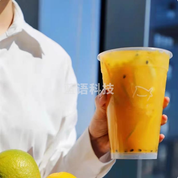 一次性1000ml塑料奶茶杯子 1升水果茶霸王杯   100个 不带盖   货号：WY