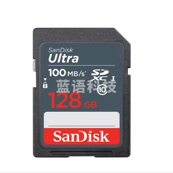 闪迪 128GB SD存储卡 C10 至尊高速版内存卡 读速120MB/s SDSDUNB-128G-ZN3IN