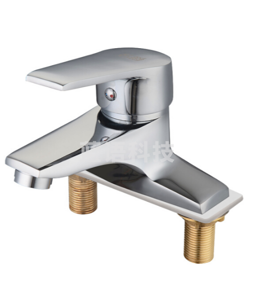 全铜双孔面盆水咀	特沐2201