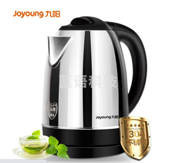 九阳电水壶家用1.7L不锈钢开水煲 JYK-17C10