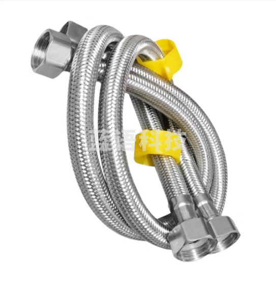 不锈钢软连接管 30cm 马桶软管  上水管 安玛双锁母编织软管