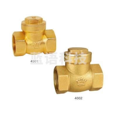 皇冠 DN32铜阀门4002 铜锻压止回阀