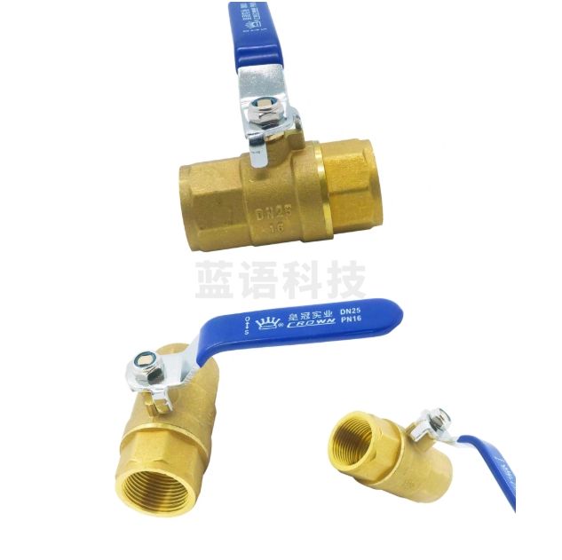 皇冠 1寸铜球阀DN25全通径加长球阀 长度84mm