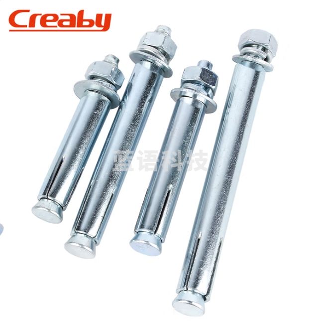 铁涨管 8*200mm膨胀螺丝 铁涨管1.0壁厚