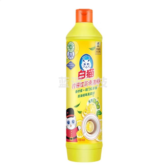 白猫 洗洁精408g 洗涤灵 洗洁剂（30瓶/件）