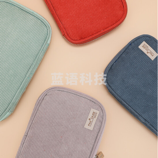 国誉（KOKUYO）WSG-PC132NR PANCASE文具笔袋大容量铅笔收纳盒 红色 1个装