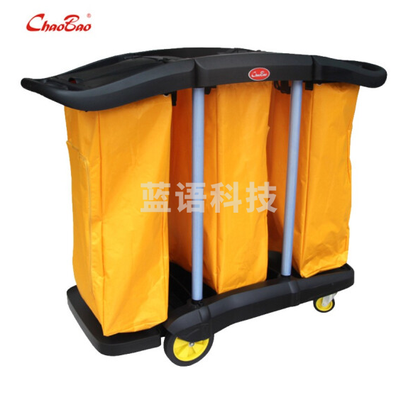 超宝D-011-2D 多用途带盖清洁手推车