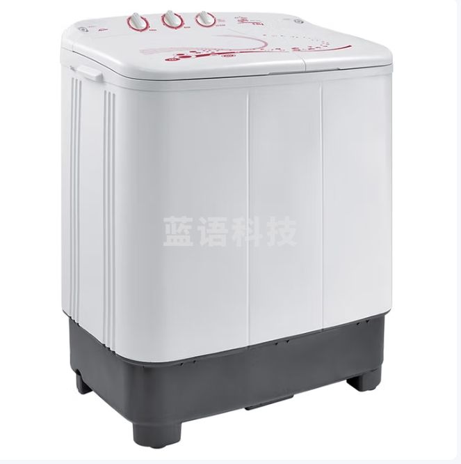 美的 双桶洗衣机半自动8kg+甩干5.5kg双缸洗衣机MP80-DS805