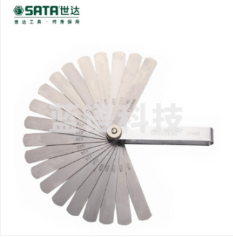 世达（SATA）32件套公英制塞尺0.02-1.00MM货号09407